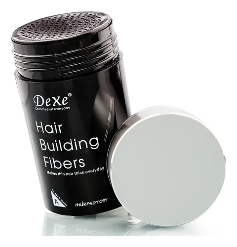 Fibras Capilares Cabello Polvo Con Keratina Cubre Calvicie