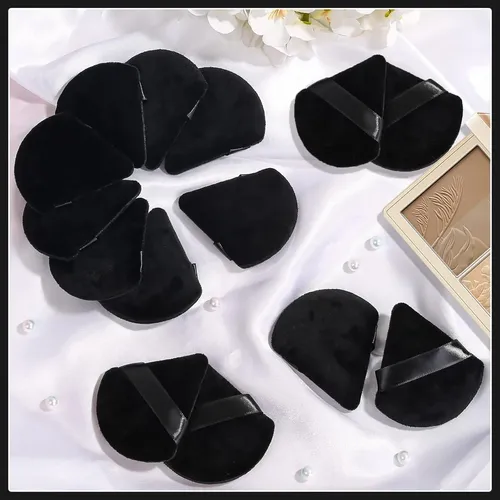 Set De 12 Esponjas De Polvo Triangulares Para Polvo Facial