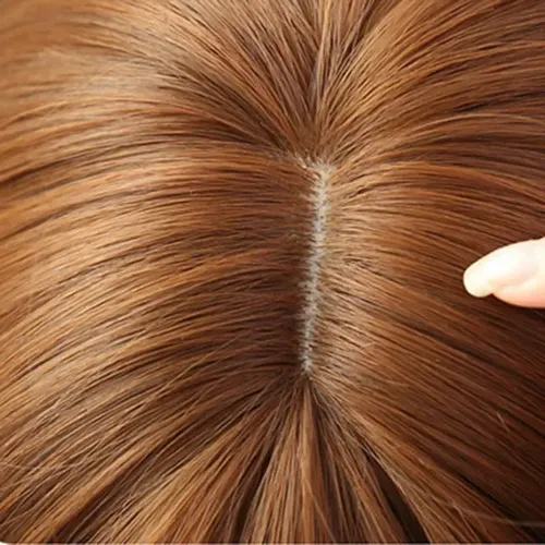 Tendencia Peluca Castaña Media Larga For Mujer ..