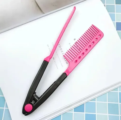 Peine Alaciado P/ Planchar Cabello Tenaza Estilista Alaciar
