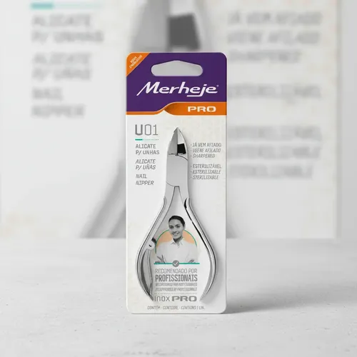Cortaúñas Profesional Merheje Pro Acero Inoxidable