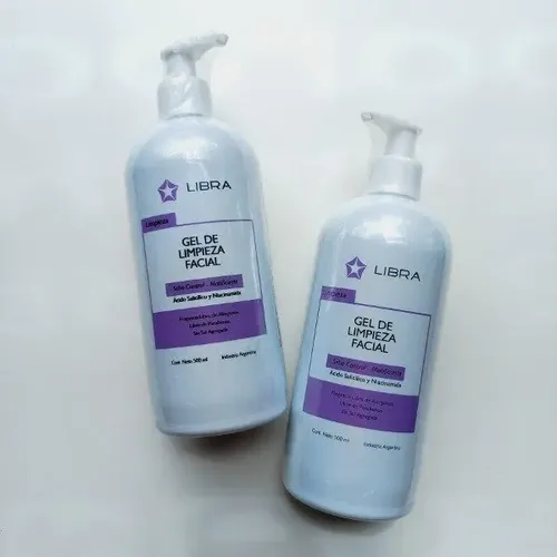 Gel Limpieza Facial Piel Grasa Sebo Control 500ml Libra
