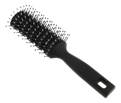 Cepillo De Cabello Negro X 2 Para Atención De Belleza
