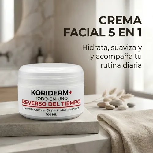 Crema Antiedad Koriderm Peptidos Antiarrugas Glow 100ml 2×1