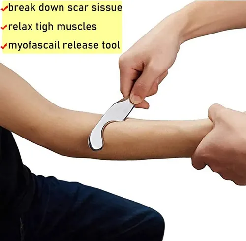 Set 5 Herramientas Gua Sha Acero Para Masaje Y Terapia