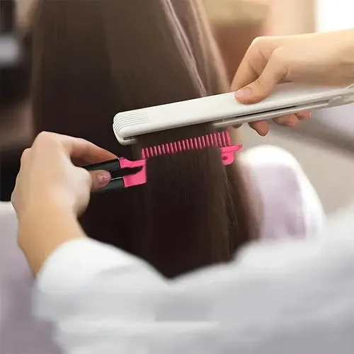 Peine Alaciado P/ Planchar Cabello Tenaza Estilista Alaciar