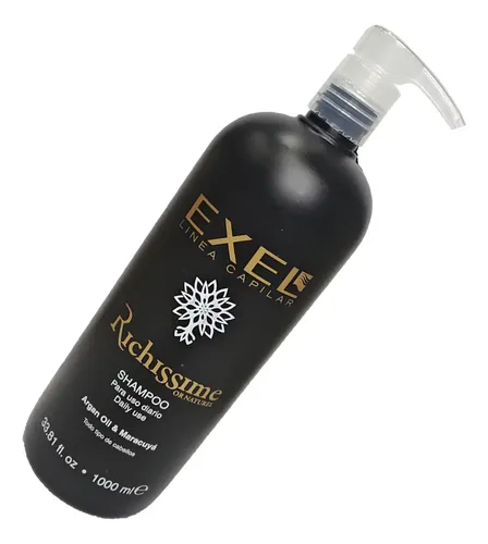 Shampoo Richissime Exel Argan Y Maracuya Reparador X 1lts
