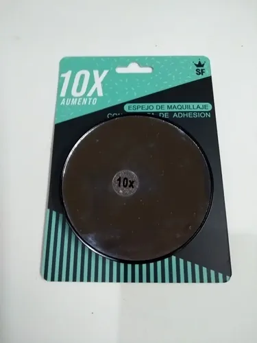 Espejo De Aumento Por 10x Con Ventosas