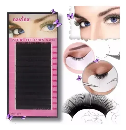 Kit De Practica Pestañas Pelo Por Pelo Basico Con Maniquí