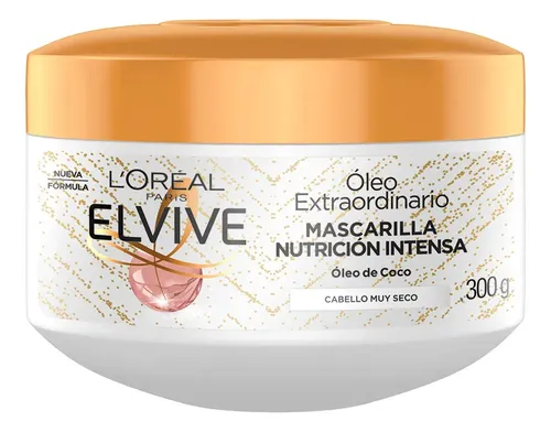 Kit Elvive Óleo Coco: Shampoo, Acondicionador, Crema Y Óleo 1200ml