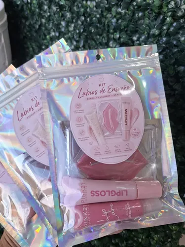 Kit Labios Exfoliante Gloss Mascarilla Pink 21 Vivai Regalo
