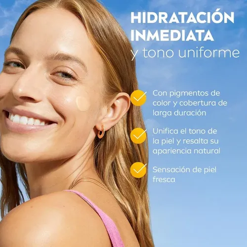 Nivea Sun Fps 50 Facial Ultra Light Fluid Tono Claro