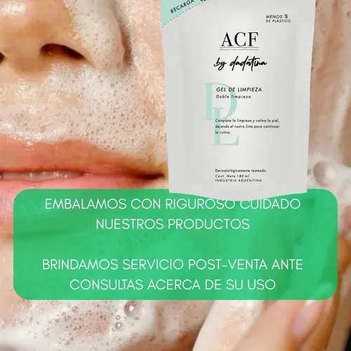 Acf Dadatina Gel Limpieza Facial Refill 180 Rosacea Recarga