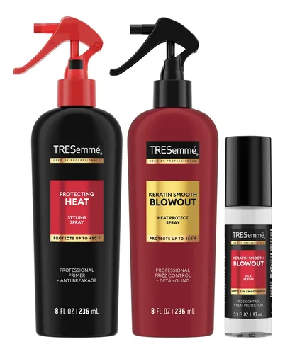 Kit Tresemmé Blowout Spray Protector Térmico Y Serum 571ml