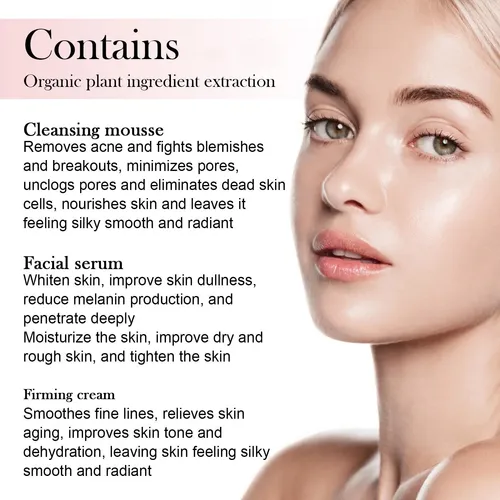 Set Facial Hidratante 5 En 1 Antiedad