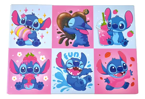 Paleta De Sombras Stitch Infantil 54 Colores Ideal Regalo