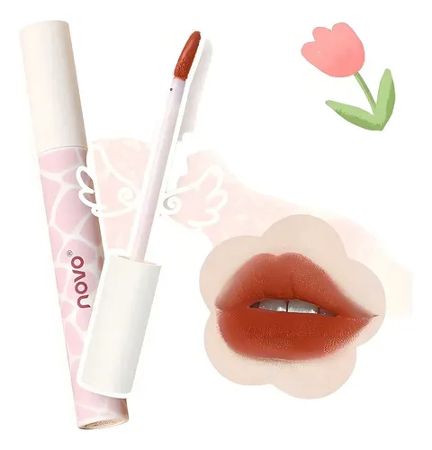 Labial Líquido Mate Soft Color Misty Lip Glaze Larga Duración 614