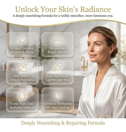 Yw Loción Retinol Corporal, Hidratante Diario Unisex __