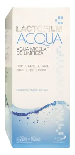 Lda Lactofilm Aqua Agua Micelar De Limpieza X 250 Ml