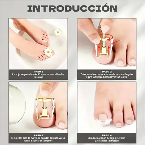Set 7 Cortauñas Acero Inoxidable + Accesorios Manicura