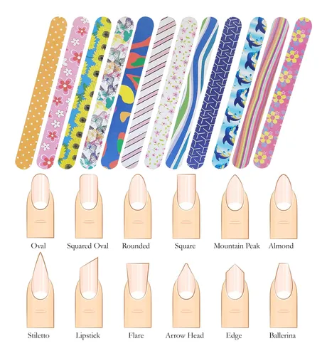 P2p Nails Set Limas Dobles Lado 12 Unidades