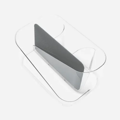 Organizador De Maquillaje Umbra Glam + Base Para Planchita Color Transparente