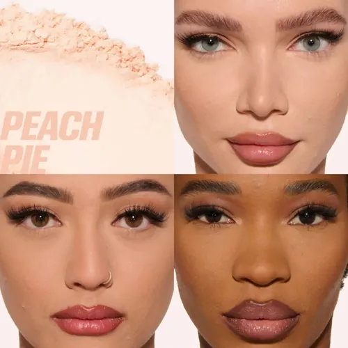 Huda Beauty Baby Bake – Polvo Facial Tamaño Viaje -6g Tono Peach Pie