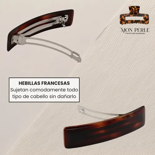Hebillas De Carey. Hebillas Francesas. Hebillas De Pelo