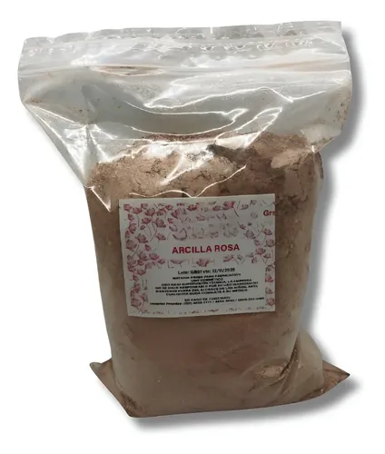 Arcilla Rosa 2,5 Kilos Uso Cosmetico