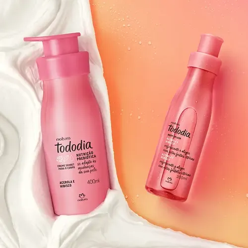Kit Hidratante Natura Tododia +body Splash Acerola Y Hibisco