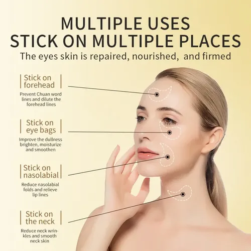 Mascarilla De Aguacate Para Ojos, 60 Parches Para Ojeras