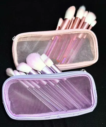 Brochas De Maquillaje Colores Pateles X2 Set