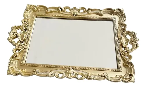 Plato Decorativo Espejo Para Maquillaje
