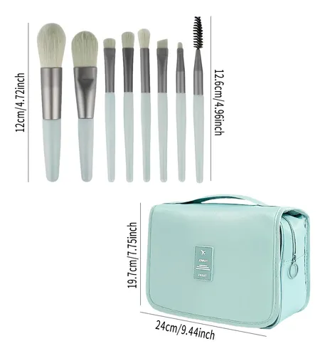 Kit 33 Piezas De Herramientas Y Brochas De Maquillaje