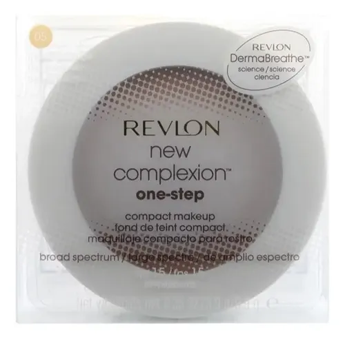 Revlon New Complexion Onestep Compact Makeup Amplio Espectro Tono 05 Medium Beige