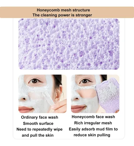 Esponjas Faciales Para Limpieza, Exfoliantes Faciales Reutil