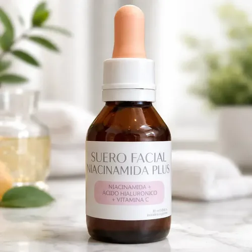 Serum Niacinamida Con Hialurónico Y Vit C Piel Firme Fresca Cualquier Biotipo Día/noche