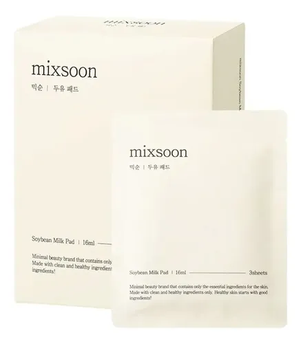 Mixsoon Soybean Milk Pad – Mascarilla 1 Unidad 3 Almohadilla Todo Tipo De Piel