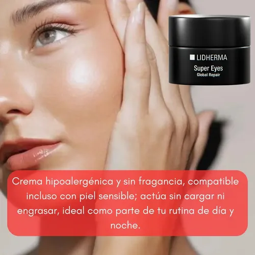 Contorno De Ojos Concentrado Lidherma Con Cafeina