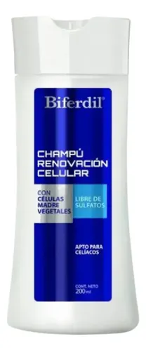 Shampoo Biferdil Renovación Celular X 200 Ml