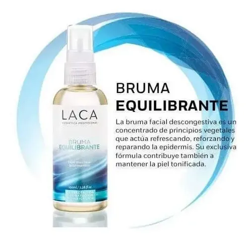 Bruma Equilibrante Laca Descongestiona Tonifica Hidrata Momento de aplicación Día/Noche Tipo de piel Todo tipo de piel