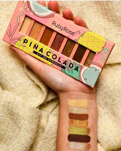 Paleta De Sombras Piña Colada Ruby Rose Original Maquillaje