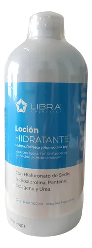 Loción Hidratante Tónica Libra 500ml Refrescante Facial