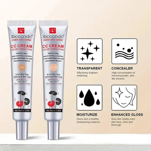 Crema Coreana Cc Cambia Color Unifica Tono Piel