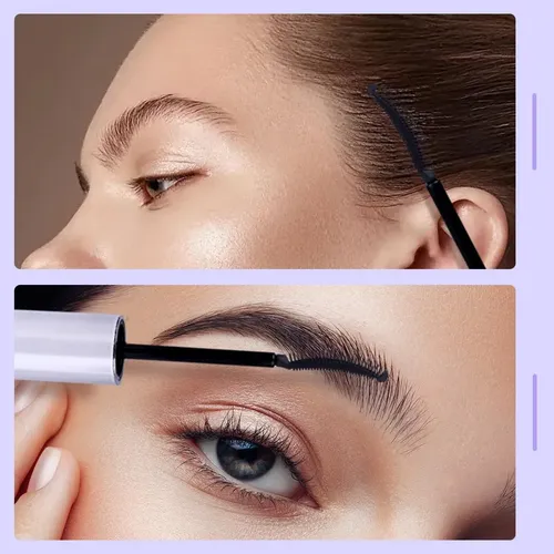 Gel Transparente Para Cejas Impermeable 0.33 Oz Con Peine