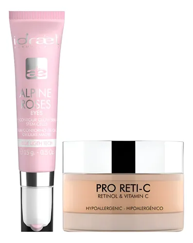 Crema Pro Retic Retinol Vitamina C Y Contorno De Ojos Idraet
