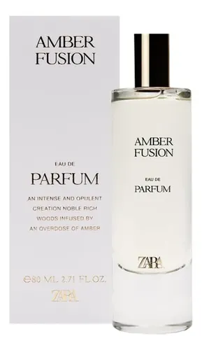 Perfume Mujer Zara Amber Fusion EDP 80ml Floral Oriental
