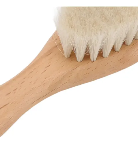 A – Cepillo De Lana For Cabello De Bebé, Peinado Con Cerdas