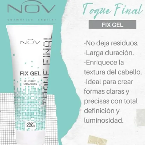 Gel Capilar Nov Toque Final Fijador Extra Fuerte 220g