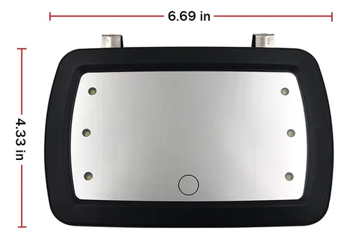 Espejo Cosmético Led Con Visera Solar For Coche